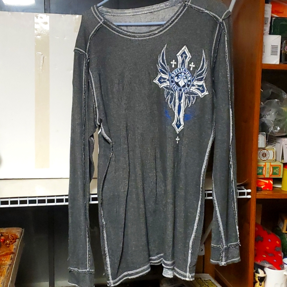 Affliction Long Sleeve XL Men's Shirt New
